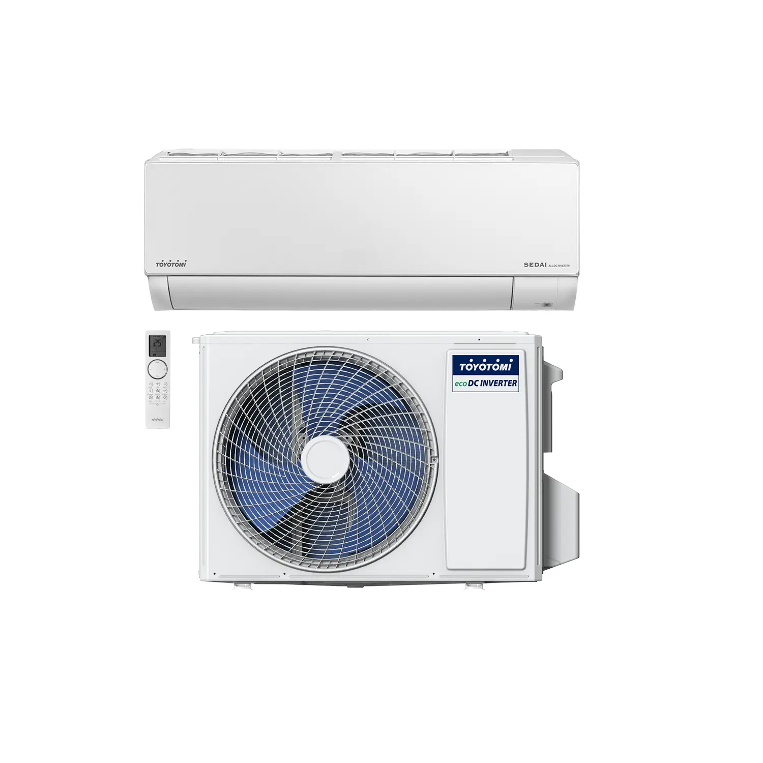 Toyotomi Sedai Glassy White All Dc Inverter 18000 Btu