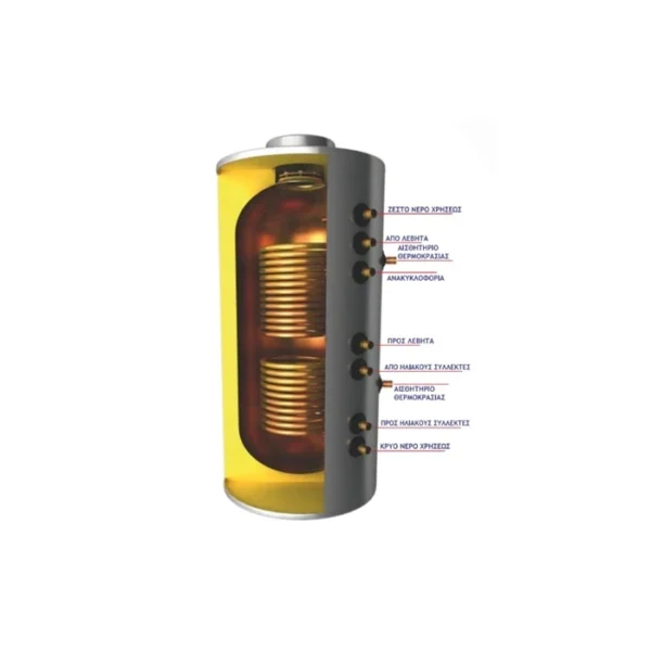 Sonne Boiler Λεβητοστασίου Χάλκινο T80-100-120-160-200-300